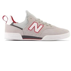 NEW BALANCE NUMERIC 288S GREY RED SKATERS SNEAKERS